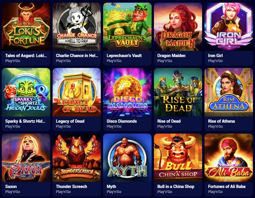 The best slots at Casino Spinay